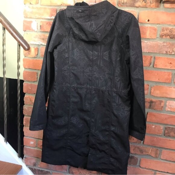 Lululemon RARE Apres Softshell Print Trench Jacket Rain Coat Dancers In Snow 8 - Picture 4 of 16